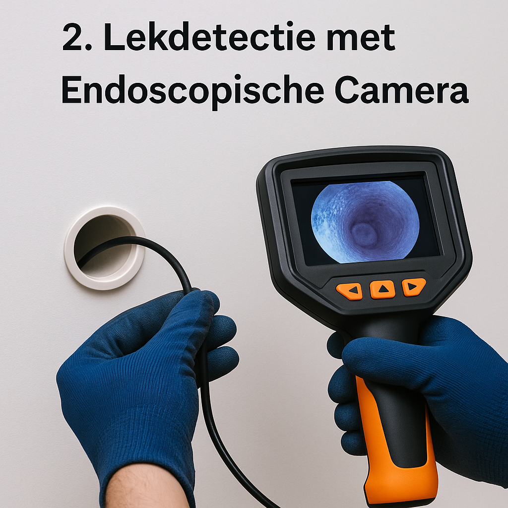 lekdetectie met endoscopische camera lekdetectie met endoscopische camera